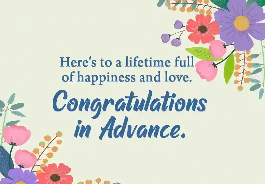 Advance Happy Wedding Messages