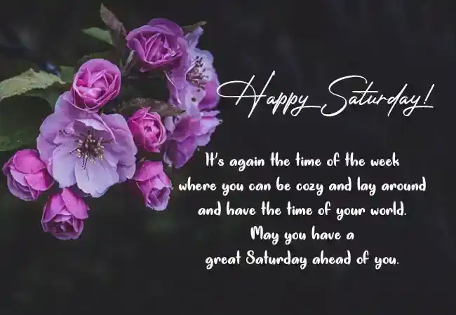 Happy Saturday Wishes Messages