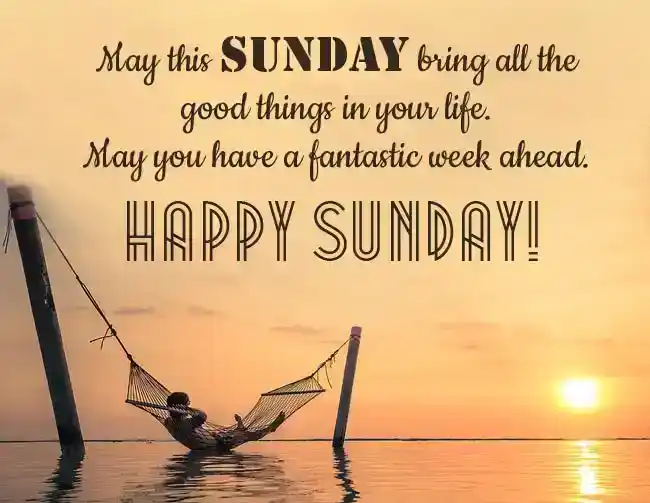Happy Sunday Wishes Messages