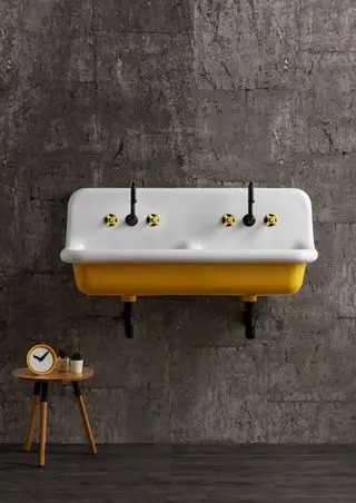 Lavabo de baño familiar.