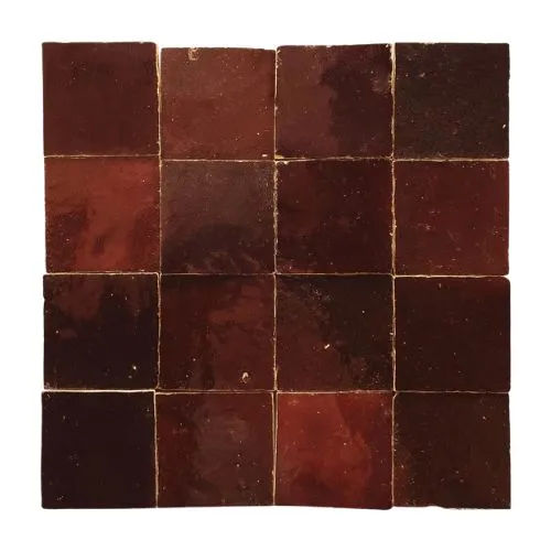 Zia Tile Burnt Sugar Quadratische Zellige-Fliesen' loading='lazy' title=