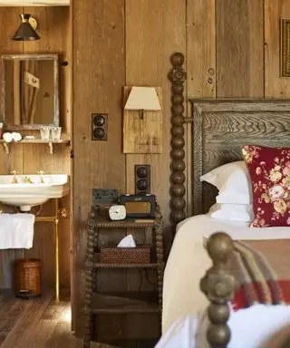 Das Schwein-Hotelschlafzimmer