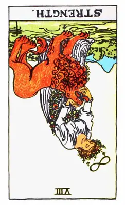 strength tarot reversed