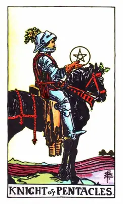 knight of pentacles tarot card