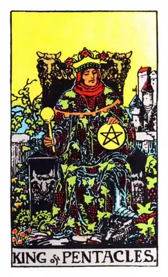 king of pentacles tarot card