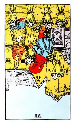 six of cups reversed