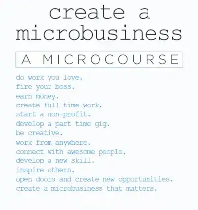 Mikrokurs – Jak stworzyć mikrobiznes, który ma znaczenie