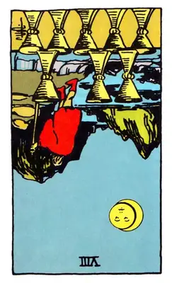 eight of cups reversed