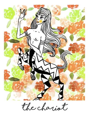 the chariot tarot card spark joy deck