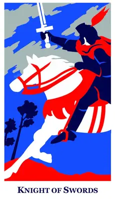 knight of swords modern way tarot deck