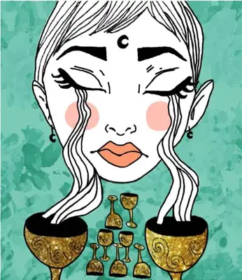 9 of cups spark of joy