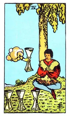 four of cups tarot card