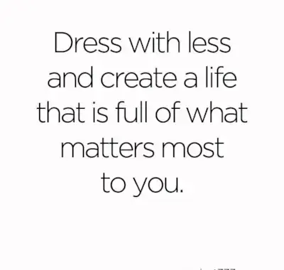 少ない服で暮らすことがどのように役立つか