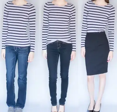 3 spôsoby, ako obliecť kapsulový šatník hore a dole