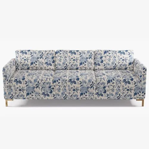 modrá a bílá květinová pohovka' loading='lazy' title=