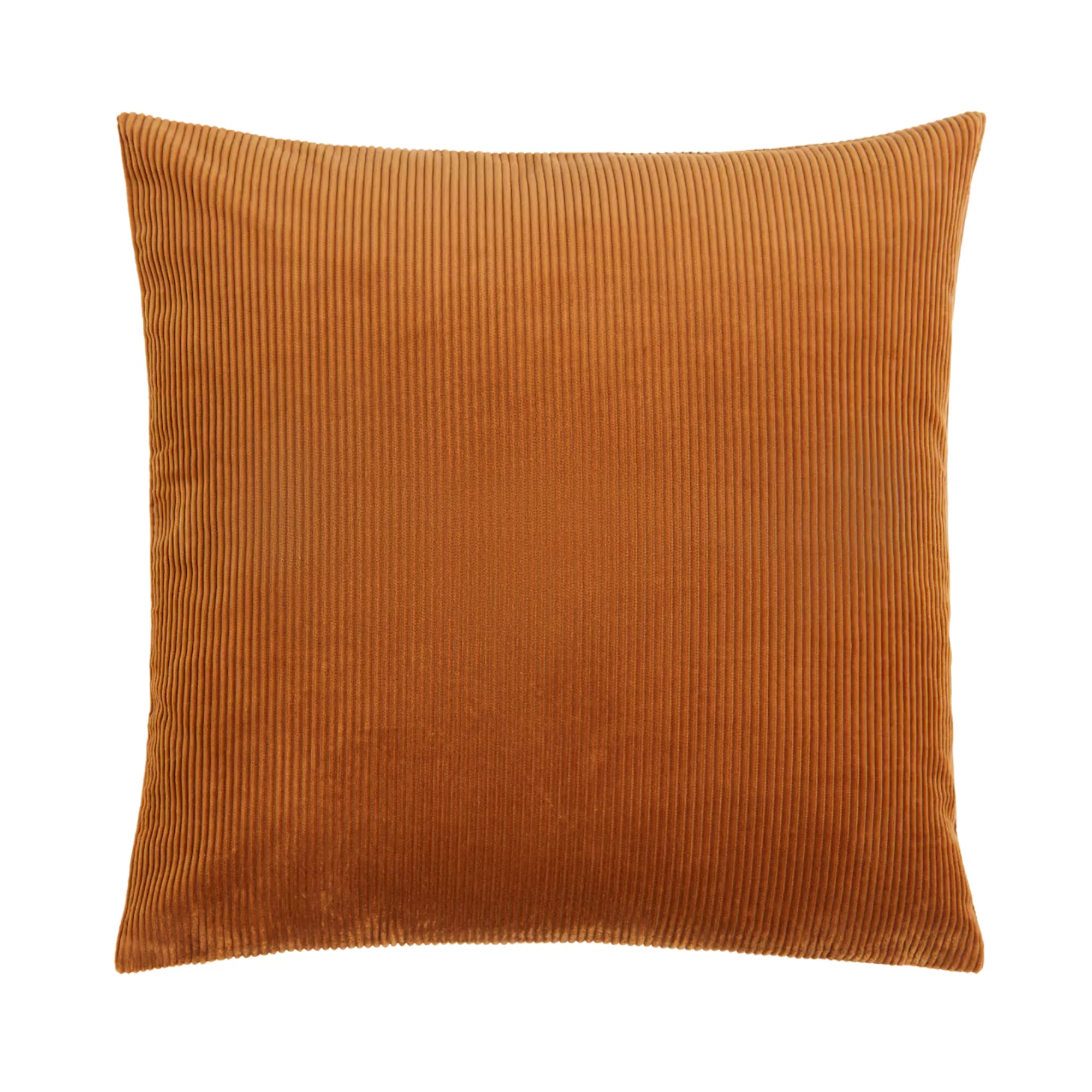 uma almofada de veludo cotelê laranja' loading='lazy' title=