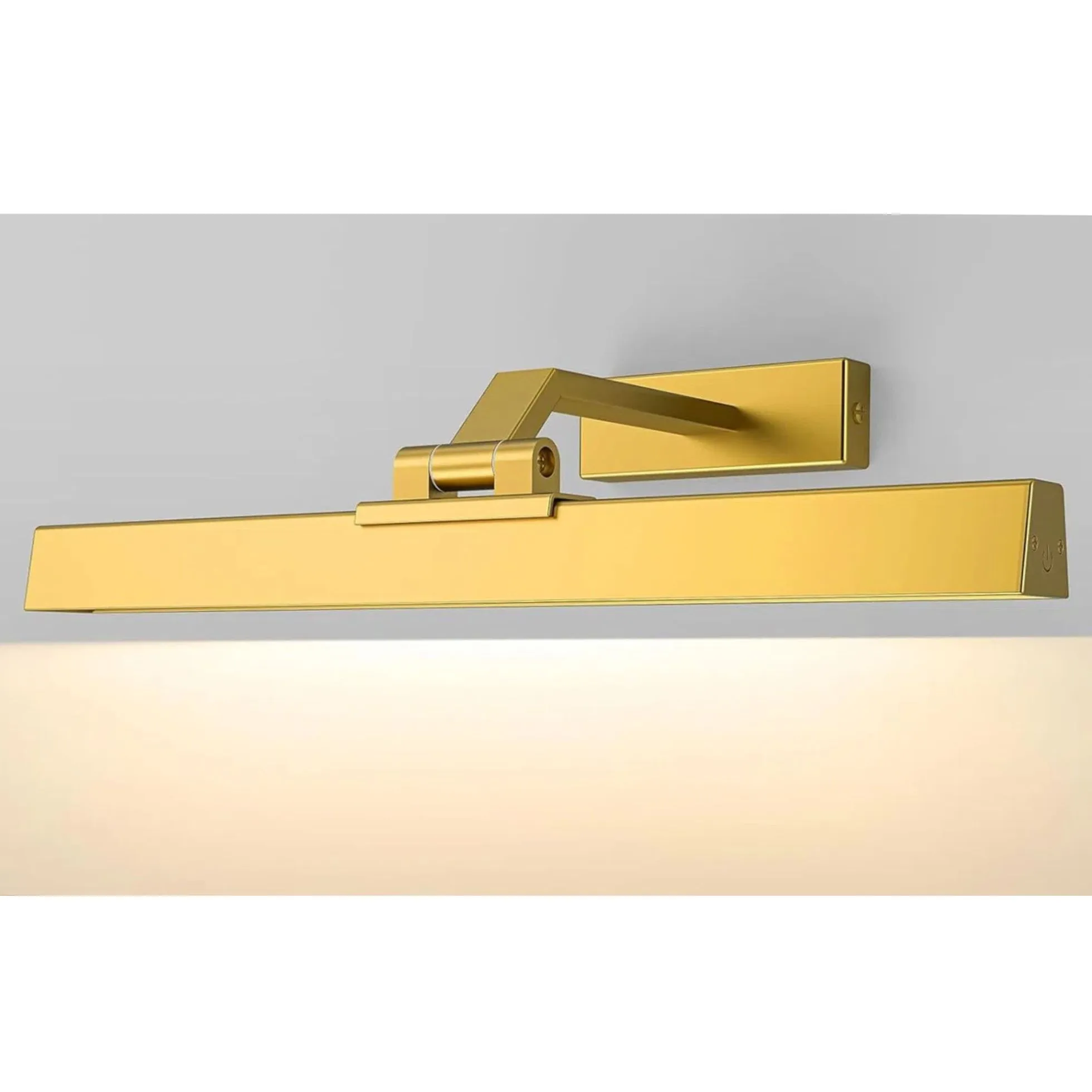 Lampada per quadri dimmerabile a batteria con montaggio a parete e telecomando di Wrought Studio' loading='lazy' title=