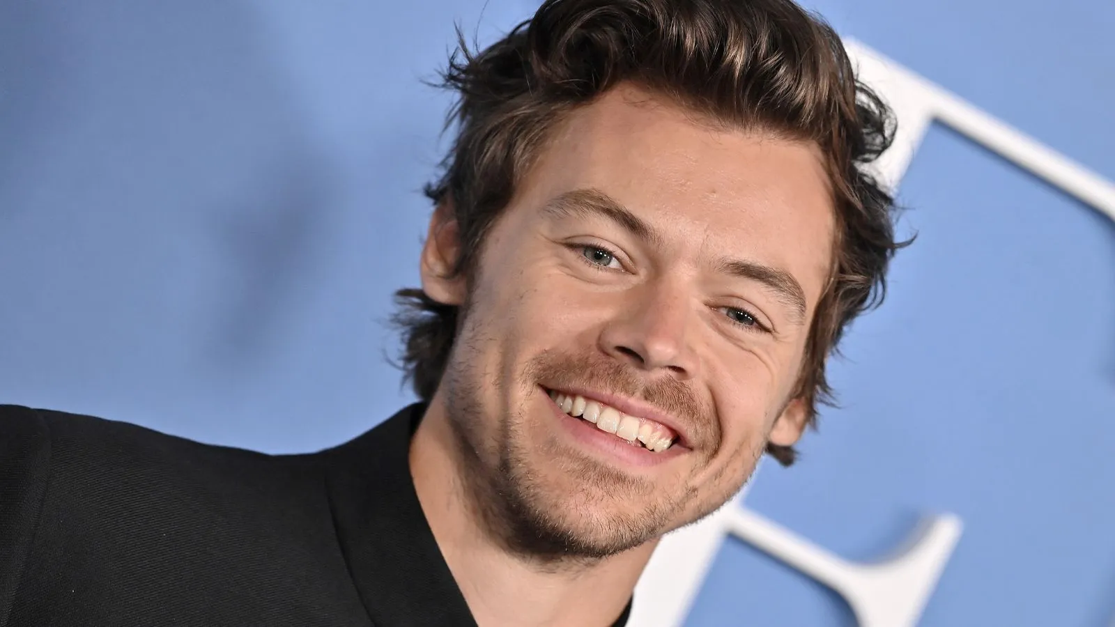 harry styly na modrém pozadí' loading='lazy' title=
