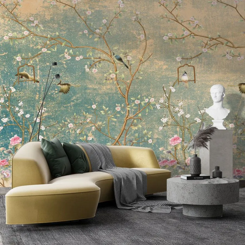 Fototapeta Eazzywalls Vintage Chinoiserie na odlupování a lepení Grunge & Recenze | Wayfair' loading='lazy' title=
