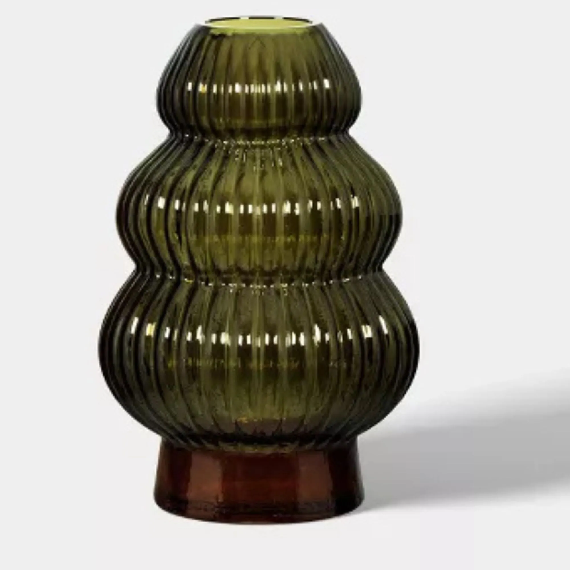 ガラスツリーのつぼみ花瓶 グリーン' loading='lazy' title=