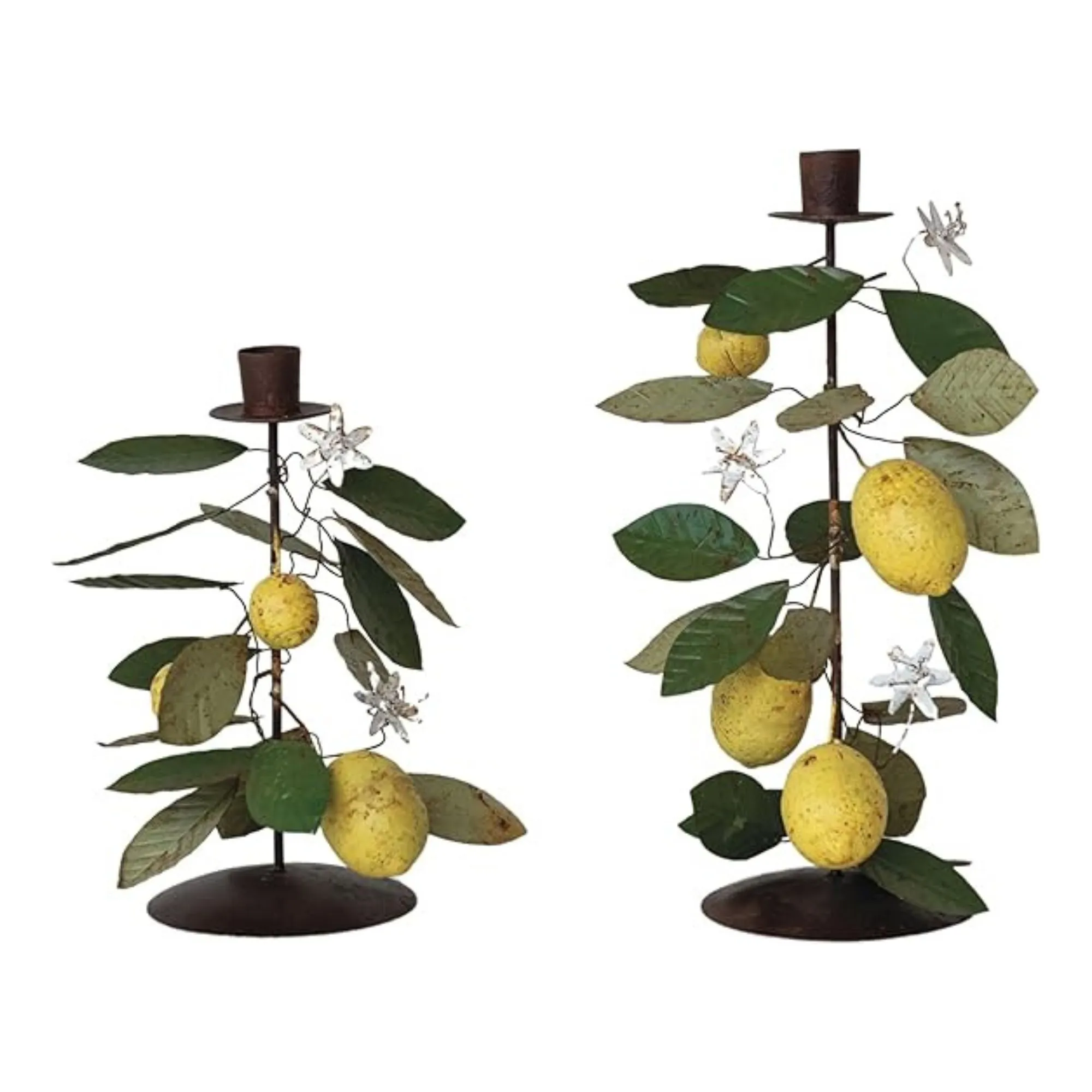 Dekorative sitronlysestaker i metall' loading='lazy' title=