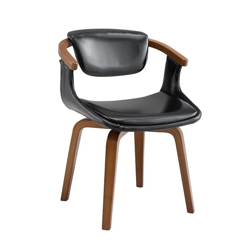 Wathen Janaan Vegan Leather Polstret Swivel Lenestol' loading='lazy' title=