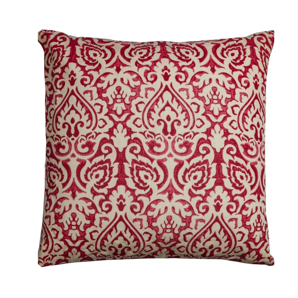 almofada vermelha damasco' loading='lazy' title=