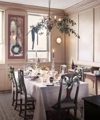 Ideas de decoración navideña para el comedor