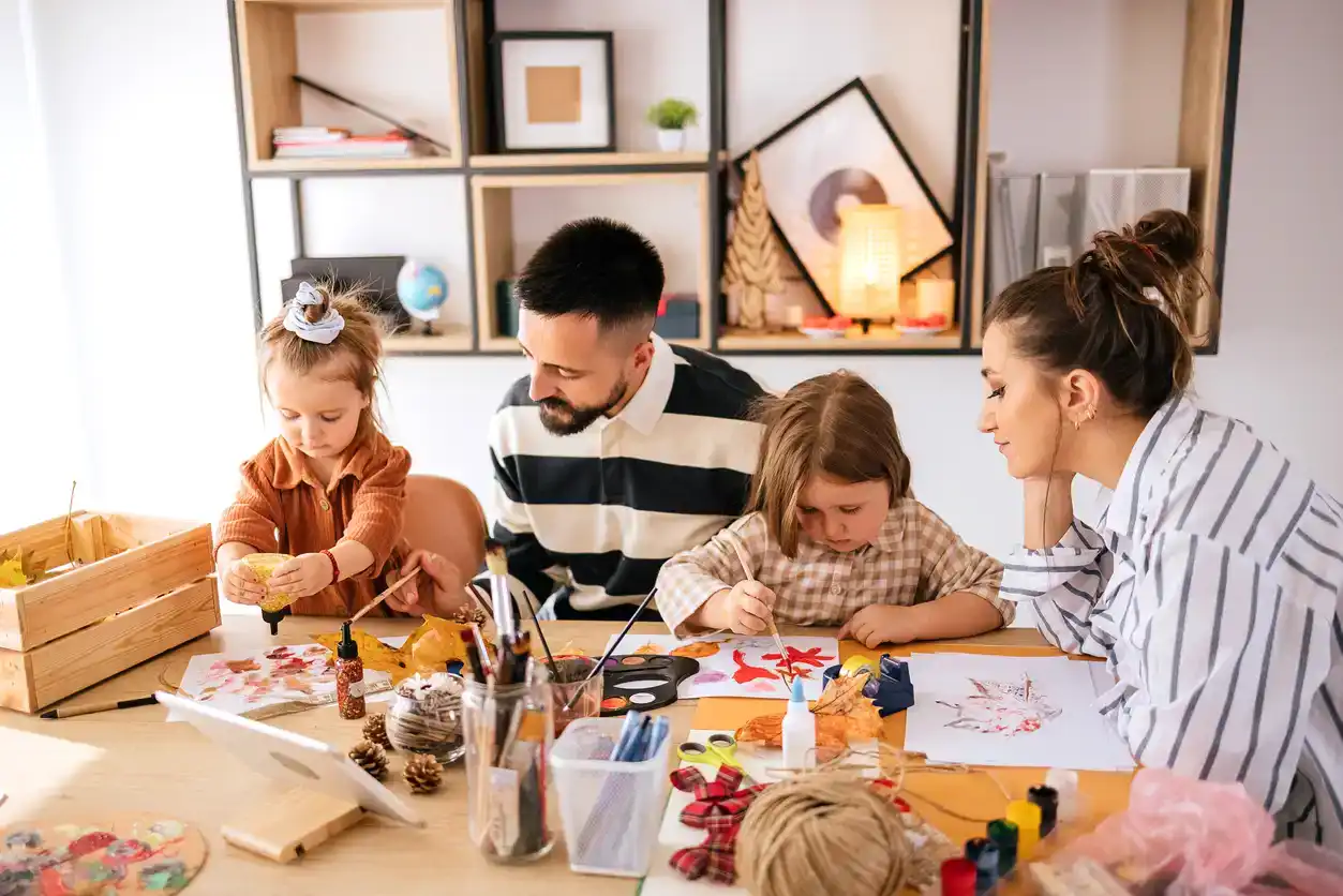 Fall coloring crafts for preschoolers.