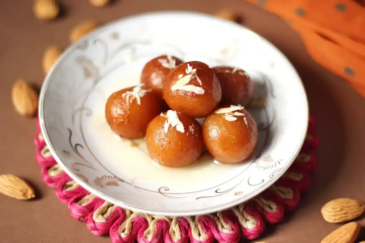 Gulab jamun Diwali dish to make and activity for kids