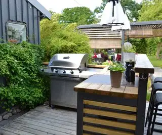 udekøkken med grill