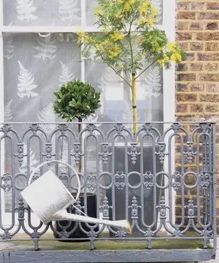 Ideas de jardín con balcón