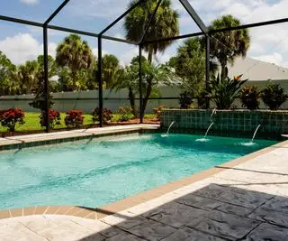 cobertura de piscina