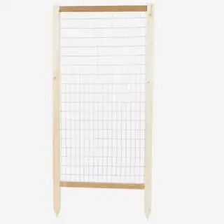 Greenes Fence 21,5 Zoll B x 47,75 Zoll H Zaun-Gartengitter aus natürlichem Zedernholz (2er-Pack)