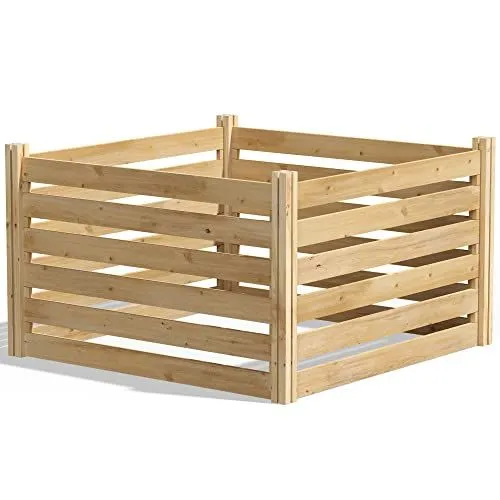 Greenes Fence cedertræ komposter 23,25 Cu Ft / 173,92 gallons - lavet i USA med nordamerikansk cedertræ' loading='lazy' title=