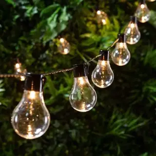 Lichterketten im Edison-Stil für den Außenbereich