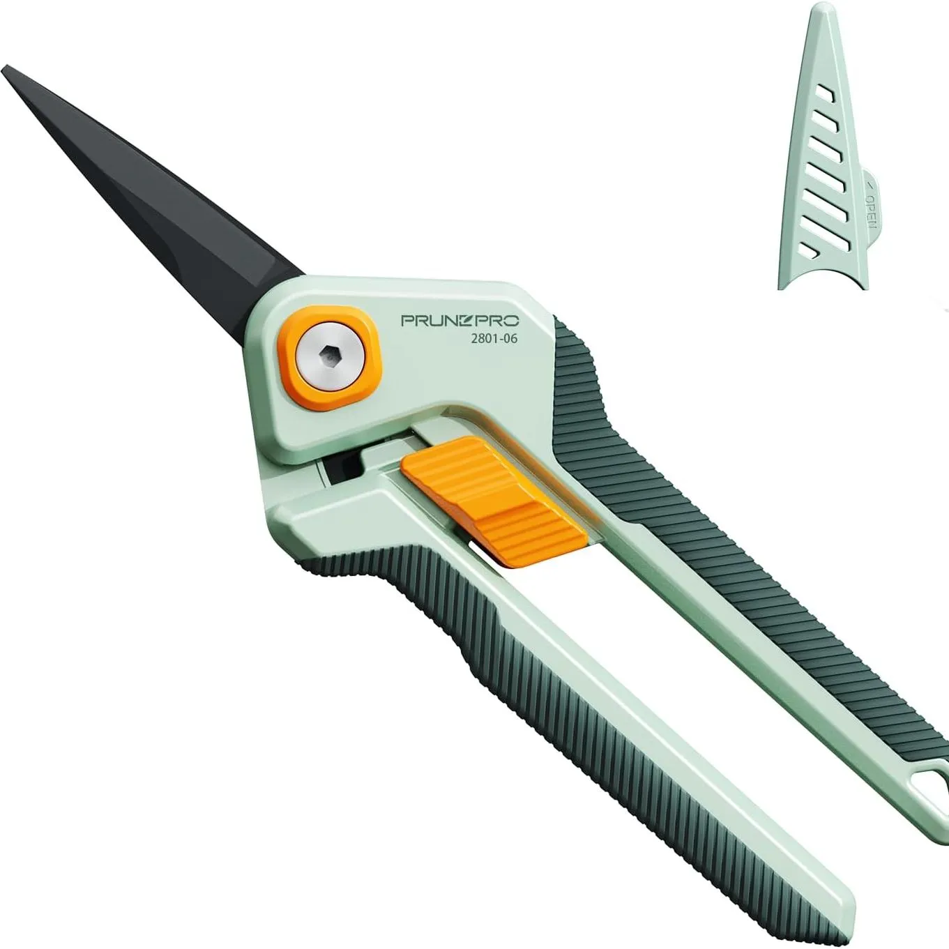 Prunepro Nożyczki ogrodowe Nożyce do przycinania Ostre ostrze ze stali nierdzewnej z nieprzywierającą powłoką teflonową do precyzyjnych cięć Nożyce ogrodowe Nożyce do strzyżenia Bonsai dla roślin Kwiat róży' loading='lazy' title=