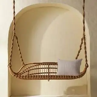 Houpací ratanová lavice