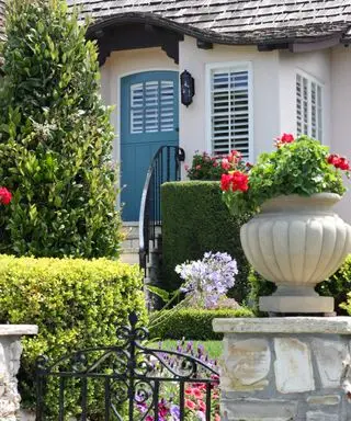 planter ved frontport