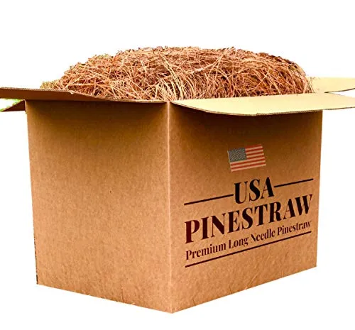 USA PINE Straw - Mulch ago di pino premium (pacciame di pino - copre 100 piedi quadrati 1 set)' loading='lazy' title=