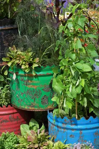 Contenedores vintage reciclados