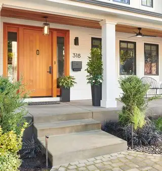 moderní přední veranda