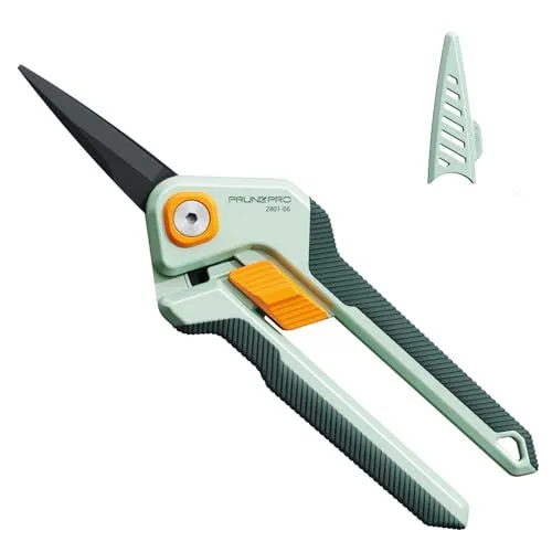 מספריים לגינה Prunepro גיזום מזמרה חדה מפלדת אל חלד ללא דבק להב ציפוי טפלון לחיתוכים מדויקים גזזת גן בונסאי לצמחים ורד פרח' loading='lazy' title=