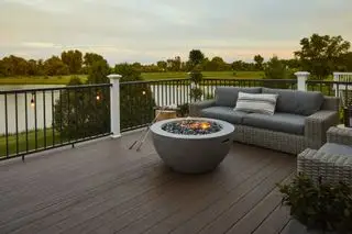 terraza con fogón