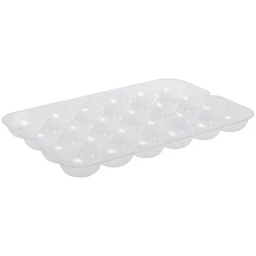 마르코는 중간 사과 또는 오렌지에 대한 주최자 24 캐비티 직사각형 투명 PVC -19 1/2L x 13W X 1 3/4H' loading='lazy' title=