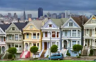 Edwardianske hus - Painted Ladies i San Francisco