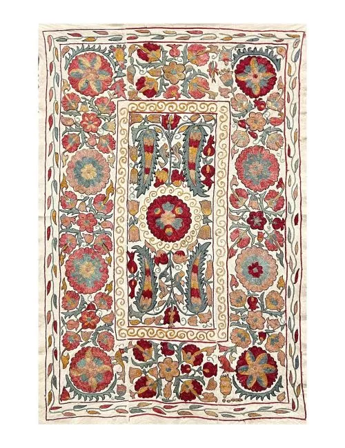 Antiguo Bukhara Suzani' title=