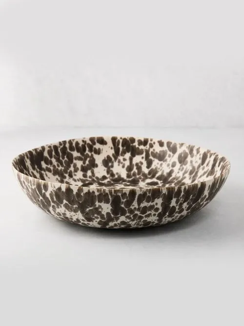 Cuenco para servir de gres Nuno Splatter' title=
