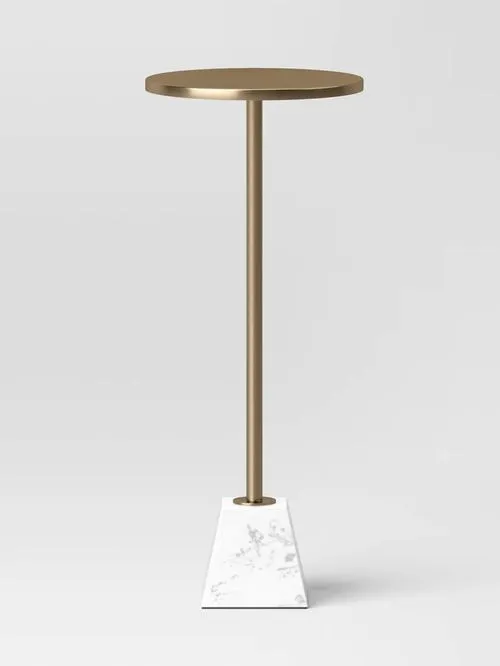 Mesa de bebidas de mármol' title=