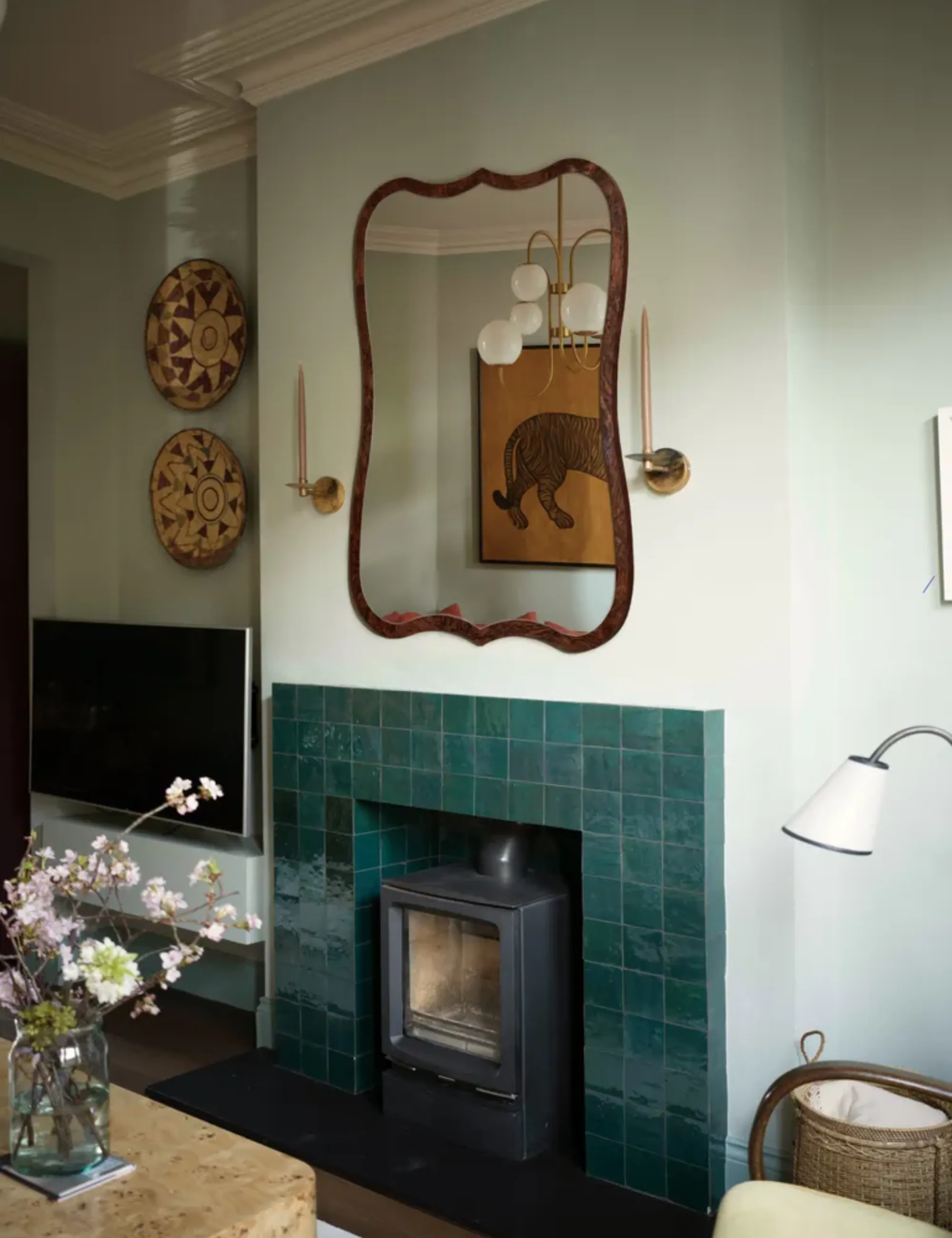 Trove dello Studio Duggan Tiger Mirror' loading='lazy' title=